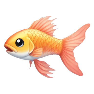 Fish tail sticker