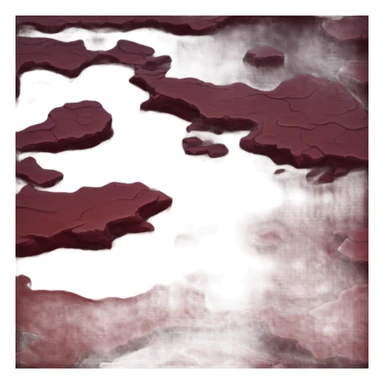 dark red bog sticker