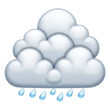 snowy clouds sticker