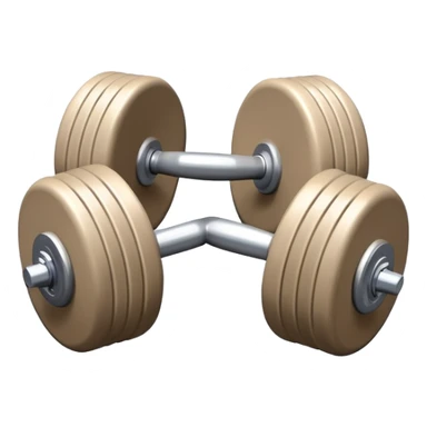 beige dumbbell, fitness equipment sticker