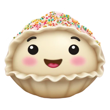 Dumpling with sweats sticker