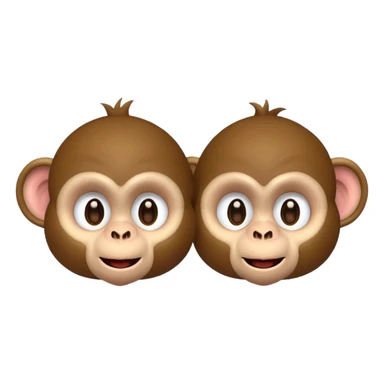 monkeys talking sticker