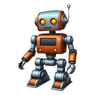 robot on mars sticker
