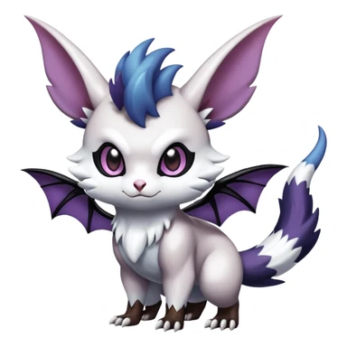 Shiny Furret-Absol-Noibat-Noivern-Hybrid (Full body) sticker