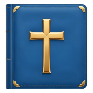 blue bible sticker