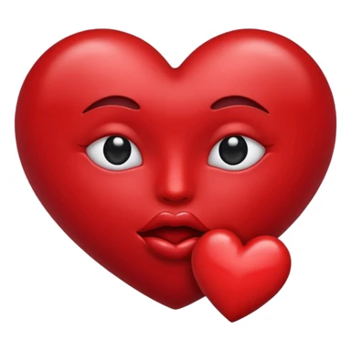 dark red kiss emoji  sticker
