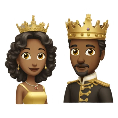 King and Queen of France sticker