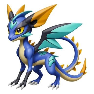 Meloetta-Greymon-Inteleon-Greninja-Pokémon-Digimon-Fakémon-fusion-hybrid-creature sticker