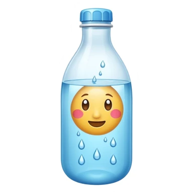 botella de agua sticker