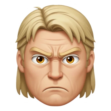 thorfinn angry face  sticker