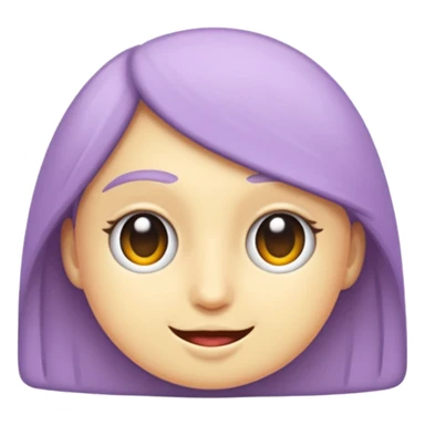 lila renk kalp emojisi sticker