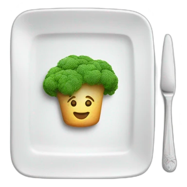 white dinner plate sticker