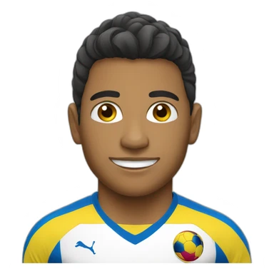 ecuador soccer player sticker