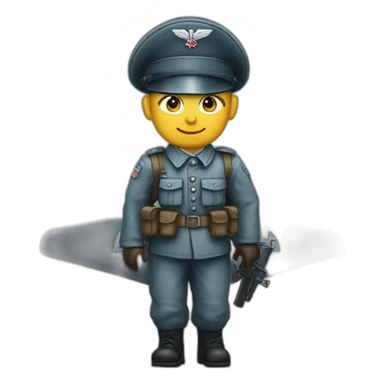 luftwaffe soldier world war the second sticker