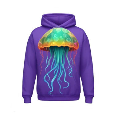 Jellyfish hoodie  sticker