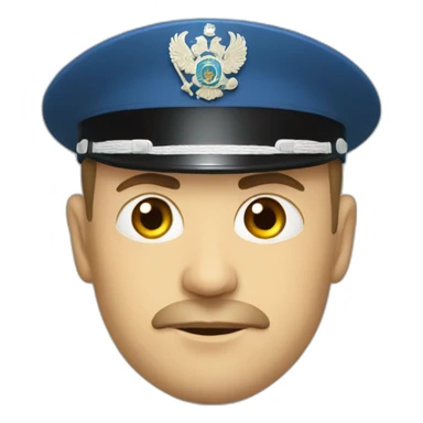 russian police sticker