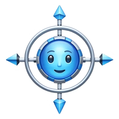 un icono moderno que sea de inteligencia artificial  sticker