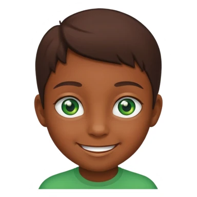 Esmer bir çocuk sticker