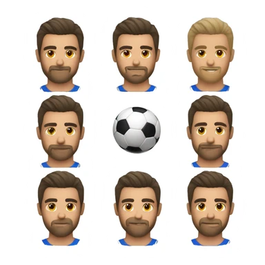 Toma mi foto de perfil y crea emojis sobre soccer sticker