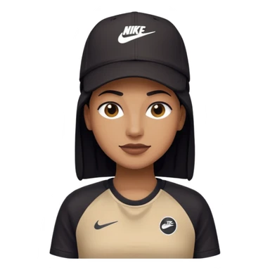 rapaz com boné da Nike preto e blusa branca sticker