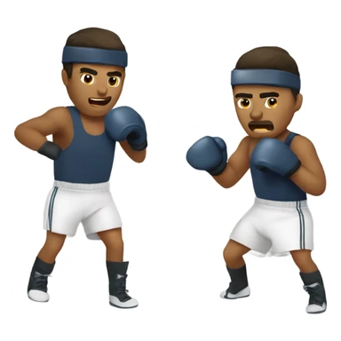 Buceador boxeando  sticker