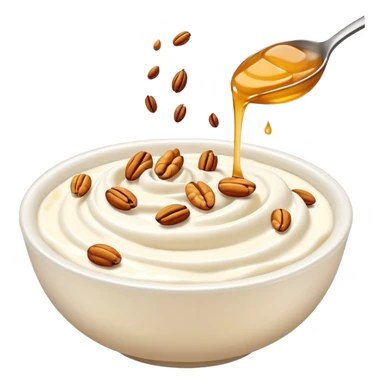 Yogurt greco e frutta secca sticker