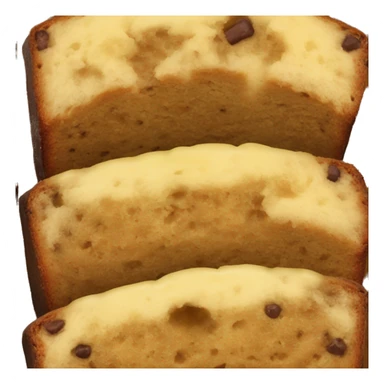 A slice of banana bread  sticker