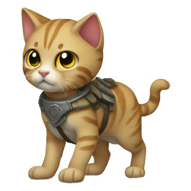 battle-kitty sticker