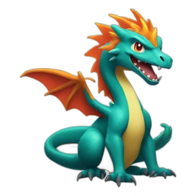 Dracaufeu Pokémon  sticker