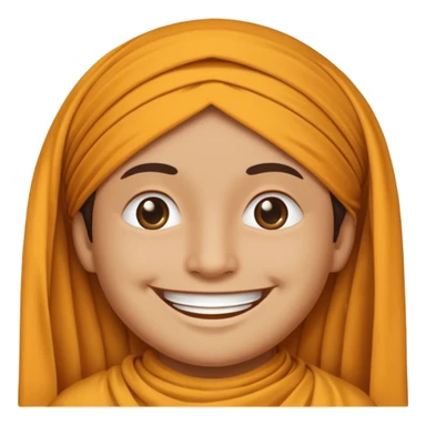 Smiley wearing malay dastar sticker