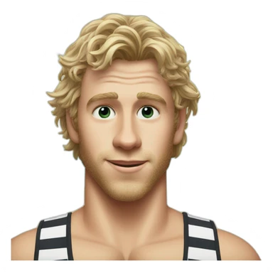 Patrick Kane as a beach bum sticker