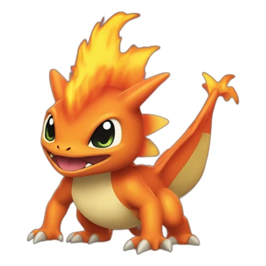 Dracaufeu pokémon sticker