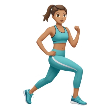 femme pcos sport sticker