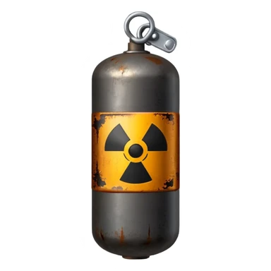 una bomba con toque de advertencia sticker