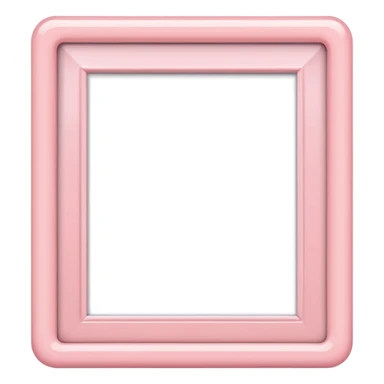 Light pink photo frame sticker