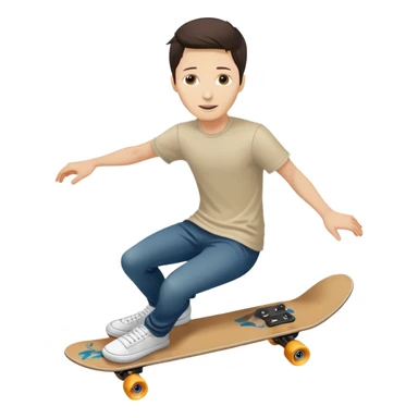 Павел Дуров на скейте sticker