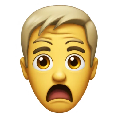 very shocked disgusted emoji sticker