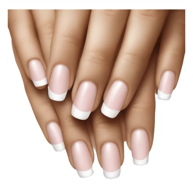 Nails french manicure sticker