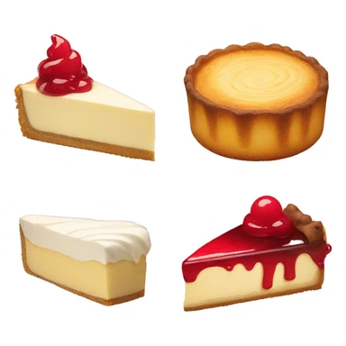 pastry and cheesecake  sticker