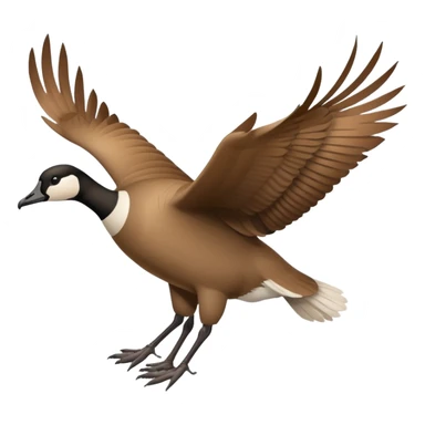 The Canada Goose Is Flying Thanksgiving Day Meal sticker