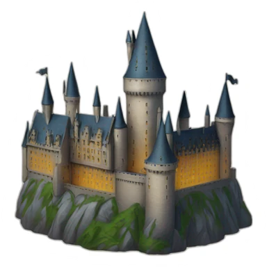 hogwarts castle sticker