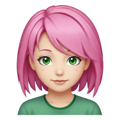 Mitsuri Kanroji, ultra détaillé, sourire narquois, mitsuri Kanroji hairstyle  sticker