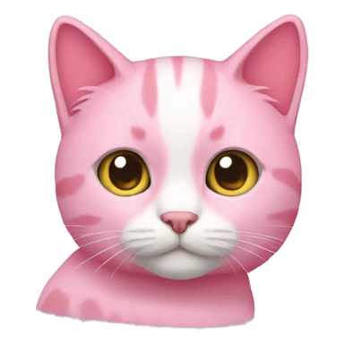 Pink Ar cat sticker