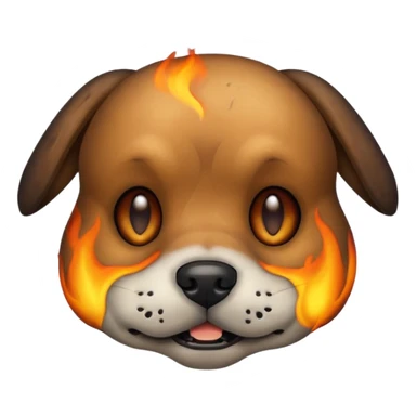 Nuke dog head sticker