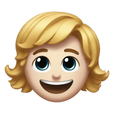 The happy TikTok emoji sticker