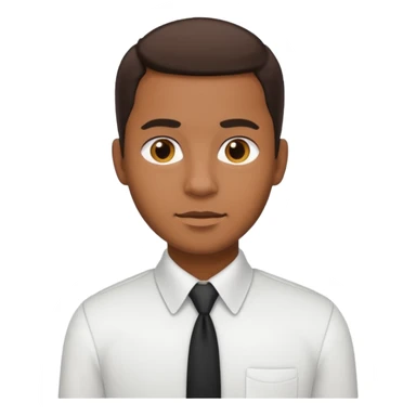 black man thief white shirt sticker