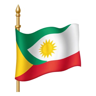 Kurdistanflagge sticker