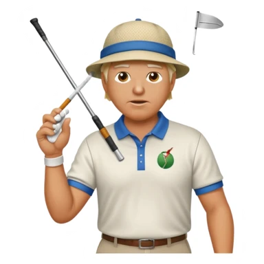 John Daly ripping cigs hitting balls sticker