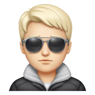 🥶 combined with the glasses of 😎 sticker