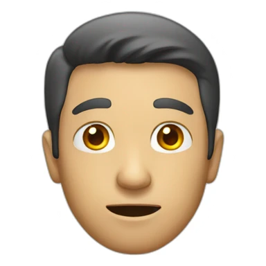 A man is guessing sticker